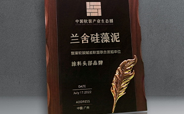 捷报||兰舍喜获“涂料头部品牌”殊荣